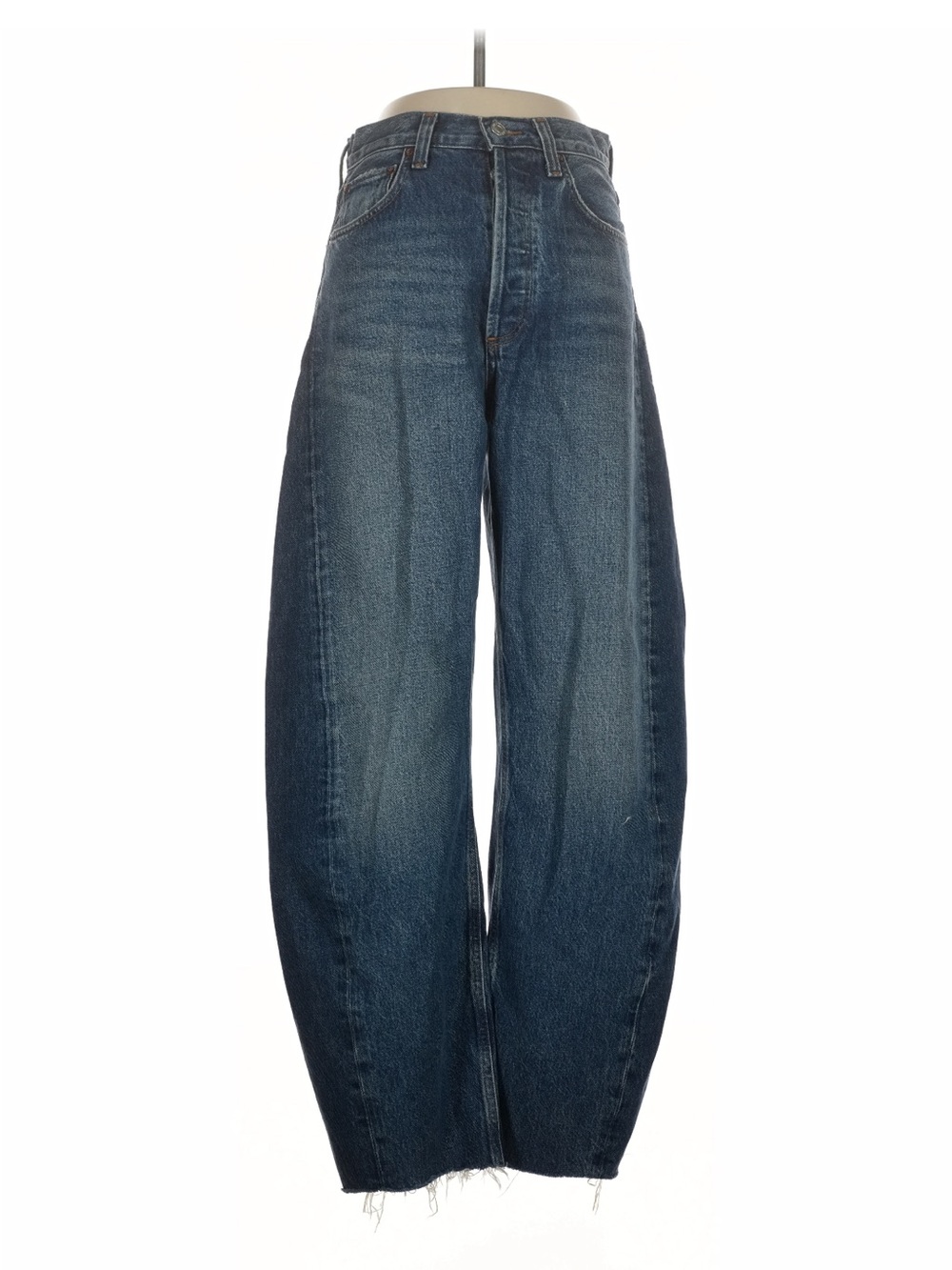 Agolde Luna Dark Blue high rise Wide-Leg Jeans